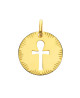 Médaille Croix de Vie ajourée or jaune - Augis