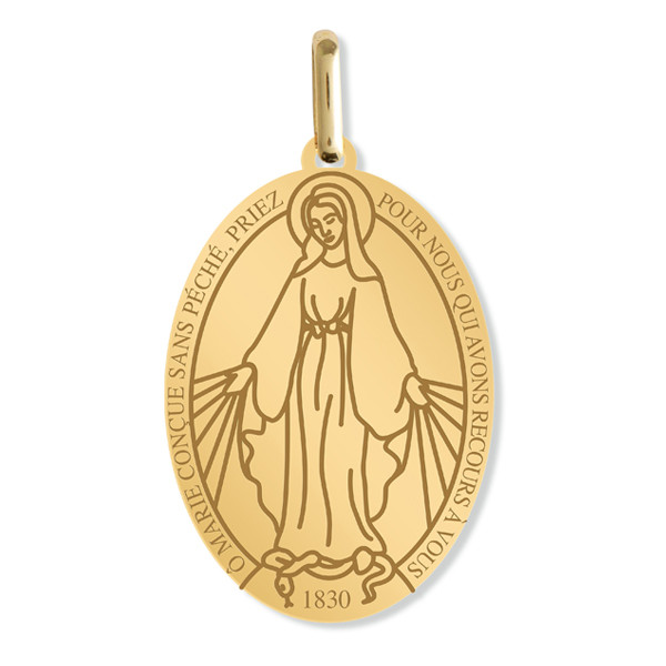 Médaille Saint Christophe 20mm Or jaune Offre 1 Sans Chaîne