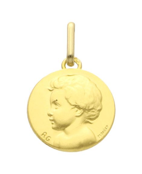 Médaille bébé garçon - médaille de baptême - Lucas Lucor