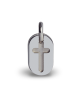 Mikado : pendentif Amen Croix or blanc