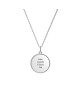 Médaille perlée 4 enfants argent - Lafami