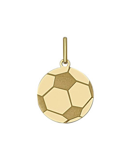 Pendentif ballon de foot en or jaune