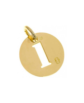 Loupidou : médaille lucky number (or jaune)