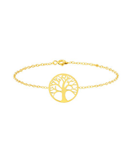 Bracelet arbre de vie - or jaune 18K - Lucas Lucor