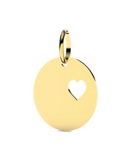 Médaille cœur ajouré - or jaune 18K - Lucas Lucor