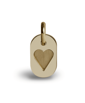 Mikado : pendentif Corazon or jaune