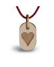 Mikado : pendentif Corazon or rose