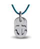 Mikado : pendentif Popeye (argent)