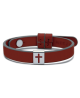 Mikado : bracelet croix Hallelujah (or blanc)