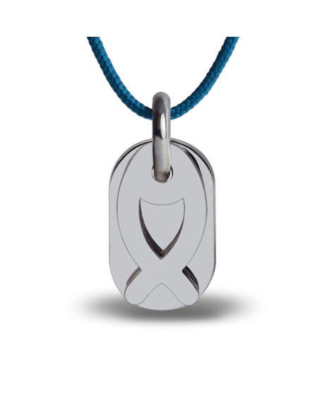 Mikado : pendentif Ichthys Poisson (argent)