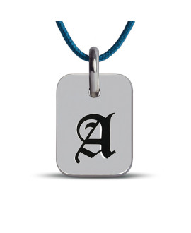 Pendentif tattoo initale argent - Mikado