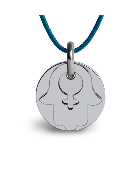 Mikado : Pendentif Main de Fatma Fille Argent