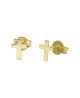 Boucles d'oreilles croix or - Lucas Lucor