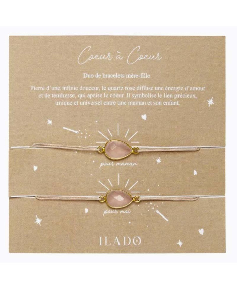 Duo Bracelets Goutte Mère Fille - Ilado